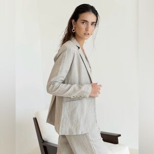 2/$40 Linen Blend Blazer
